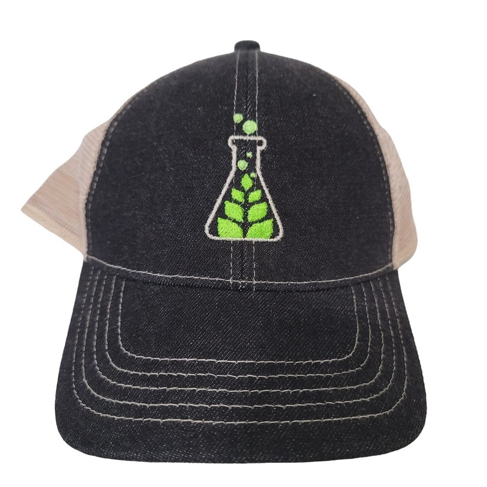 sanctuary trucker hat adjustable back mesh back one size